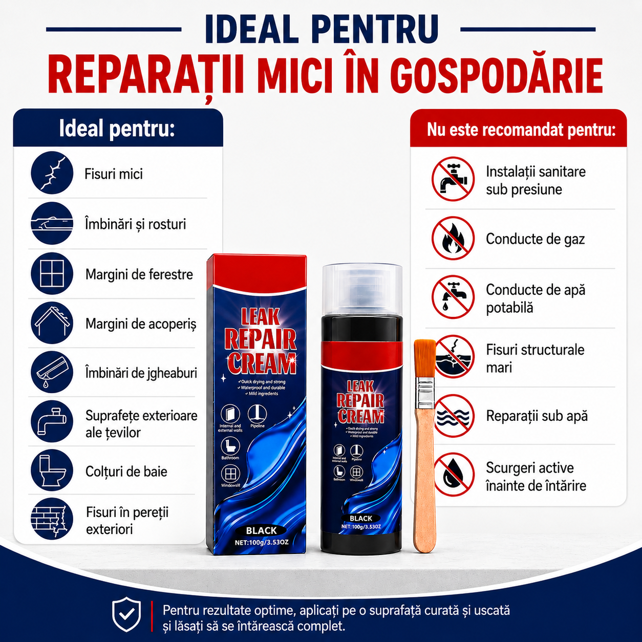 Cremă Etanșantă pentru Fisuri și Crăpături