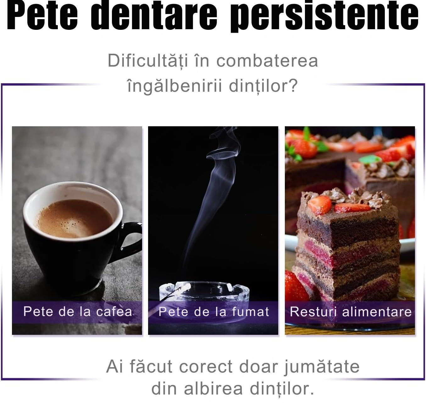 Violet Smile – Ser Corector pentru Albirea Dinților