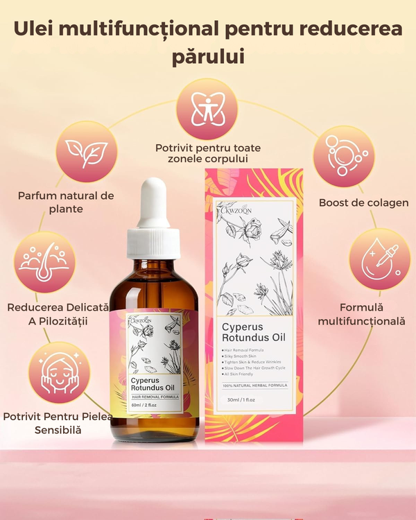 Elixir Inhibitor al Creșterii Părului pentru Piele Catifelată